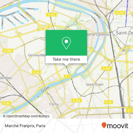 Marché Franprix map