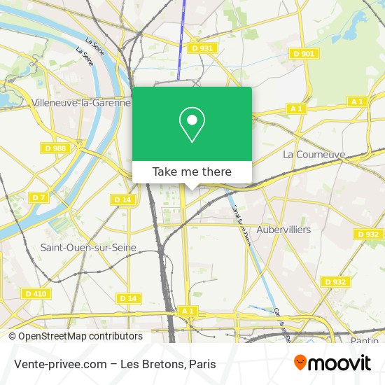 Mapa Vente-privee.com – Les Bretons