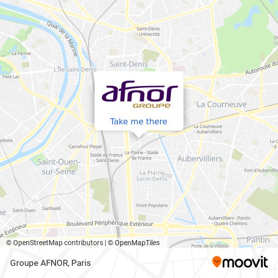 Groupe AFNOR map