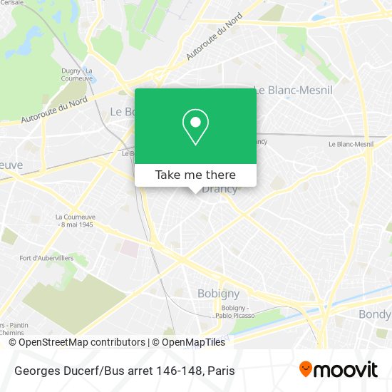 Georges Ducerf / Bus arret 146-148 map