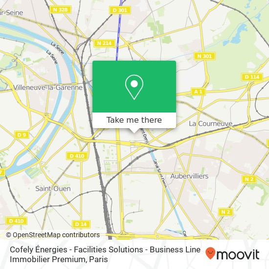 Cofely Énergies - Facilities Solutions - Business Line Immobilier Premium map