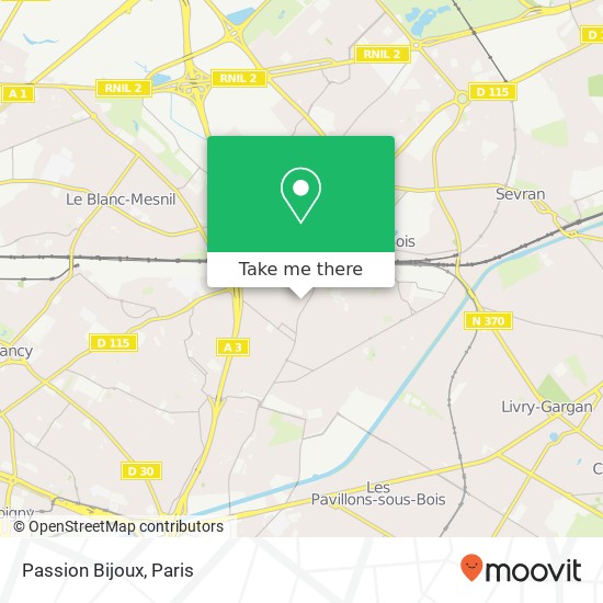Passion Bijoux map