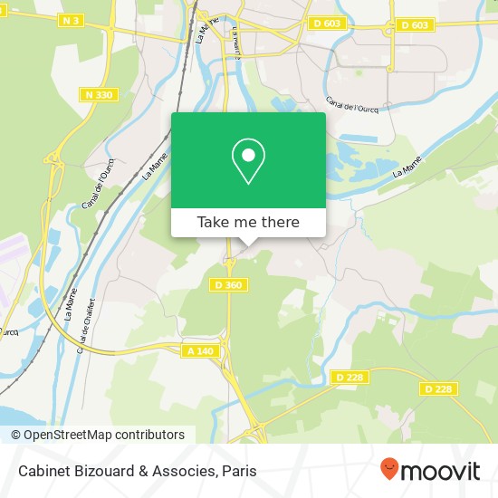 Mapa Cabinet Bizouard & Associes