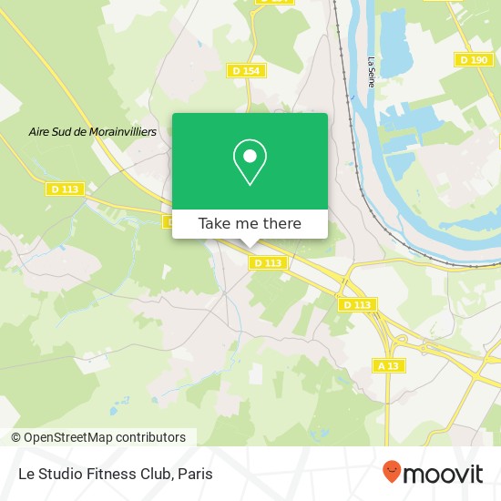 Le Studio Fitness Club map