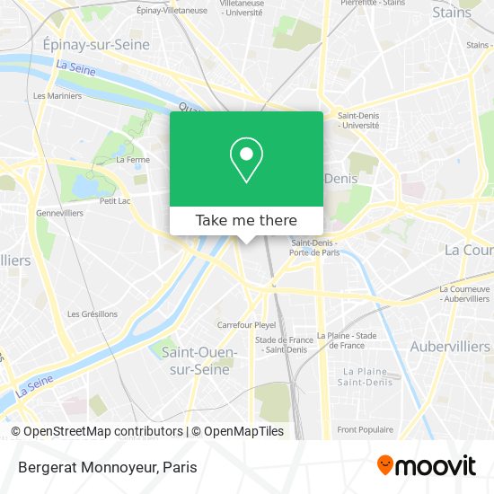 Mapa Bergerat Monnoyeur