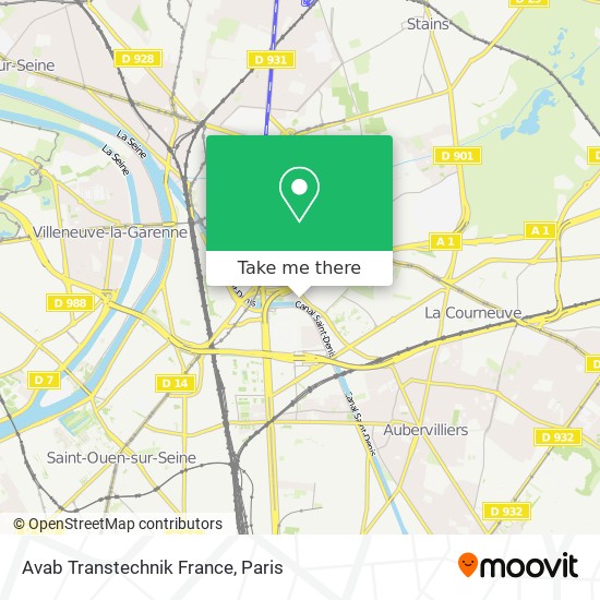 Avab Transtechnik France map