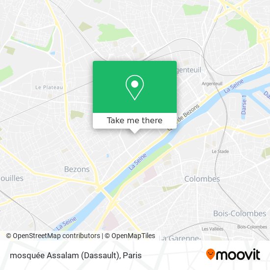 mosquée Assalam (Dassault) map