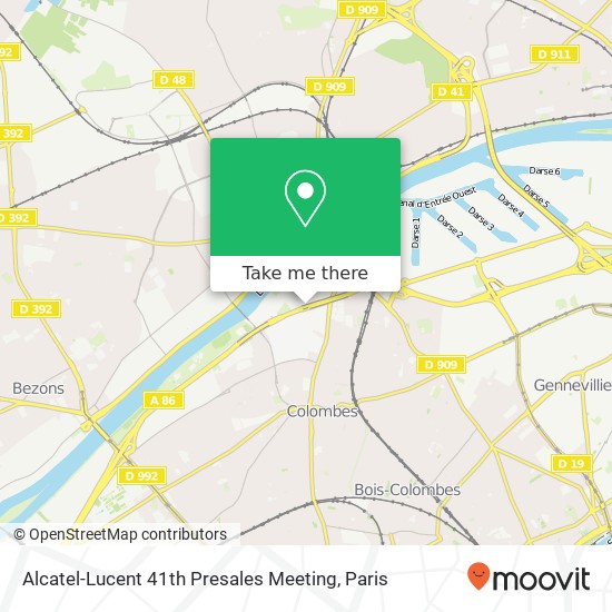 Mapa Alcatel-Lucent 41th Presales Meeting