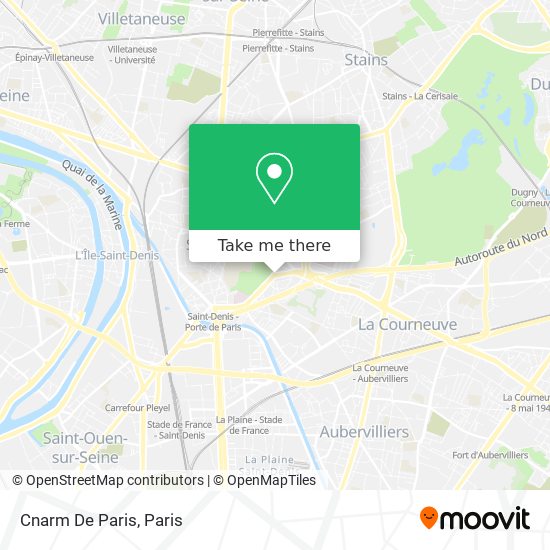 Cnarm De Paris map