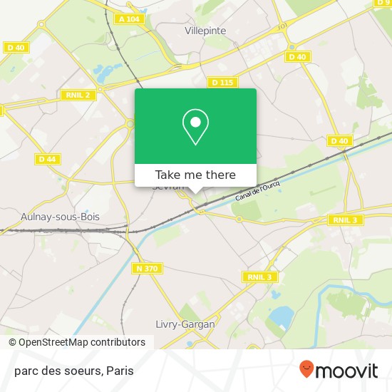 Mapa parc des soeurs