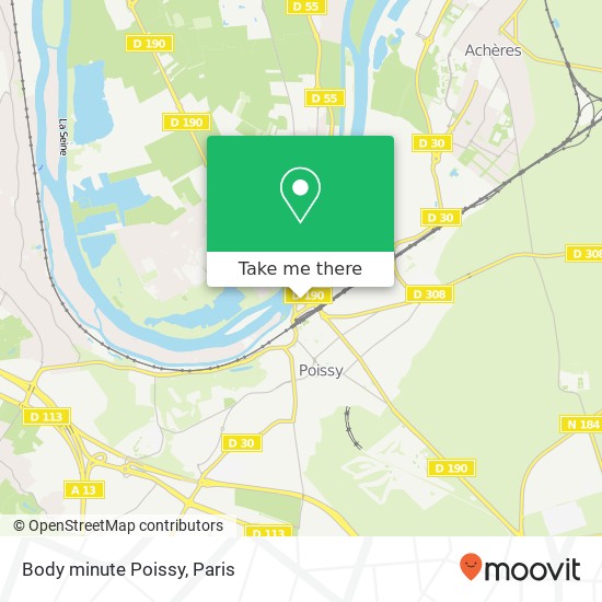 Mapa Body minute Poissy