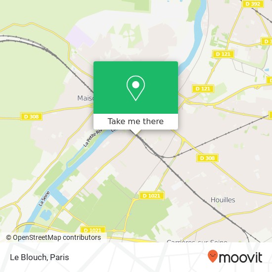 Mapa Le Blouch