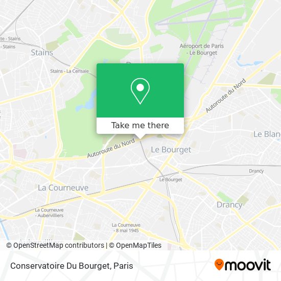 Conservatoire Du Bourget map