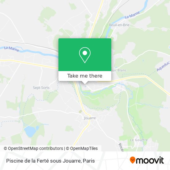 Piscine de la Ferté sous Jouarre map