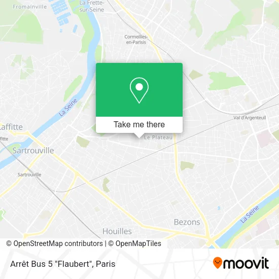 Arrêt Bus 5 "Flaubert" map