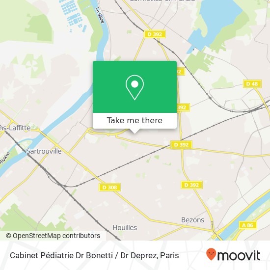 Mapa Cabinet Pédiatrie Dr Bonetti / Dr Deprez