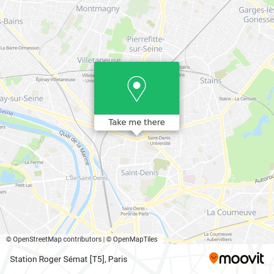 Station Roger Sémat [T5] map