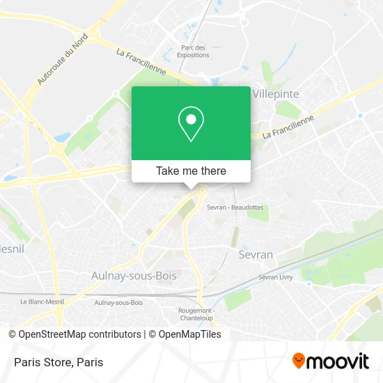 Paris Store map