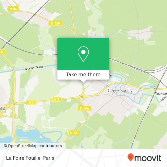 Mapa La Foire Fouille