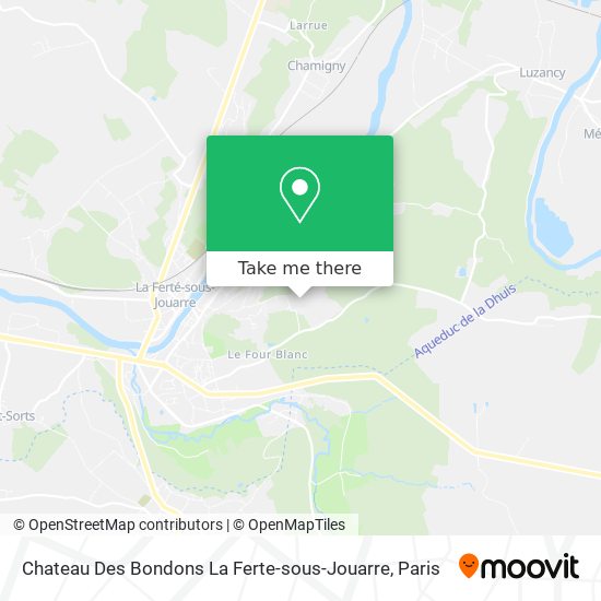 Chateau Des Bondons La Ferte-sous-Jouarre map