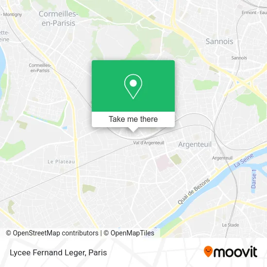 Lycee Fernand Leger map