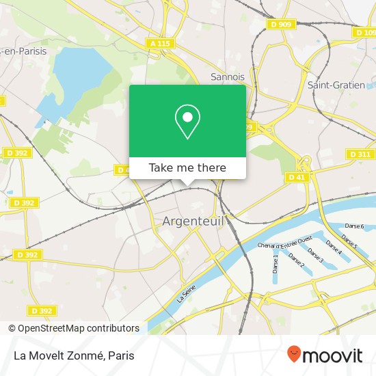 La Movelt Zonmé map