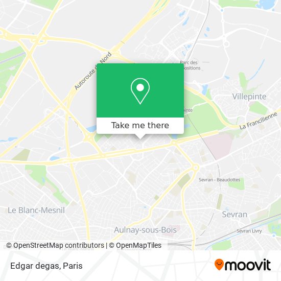 Edgar degas map