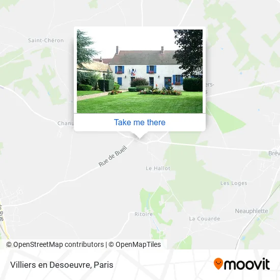 Villiers en Desoeuvre map