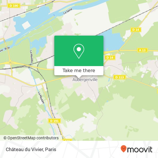 Château du Vivier map