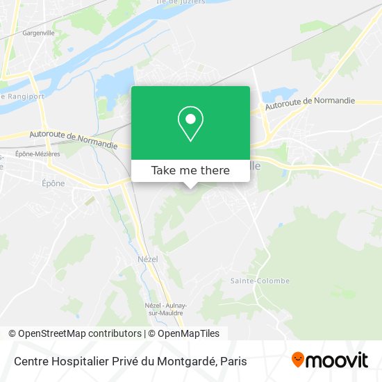 Centre Hospitalier Privé du Montgardé map
