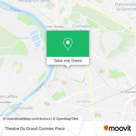 Mapa Theatre Du Grand Cormier