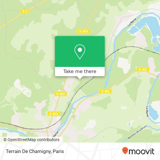 Mapa Terrain De Chamigny