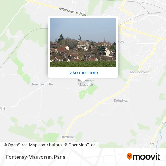 Fontenay-Mauvoisin map