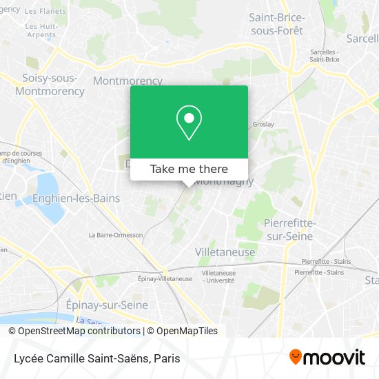 Lycée Camille Saint-Saëns map