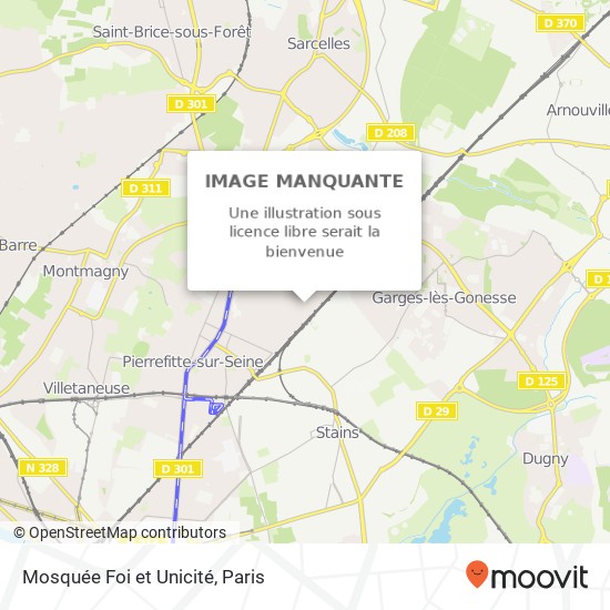 Mosquée Foi et Unicité map