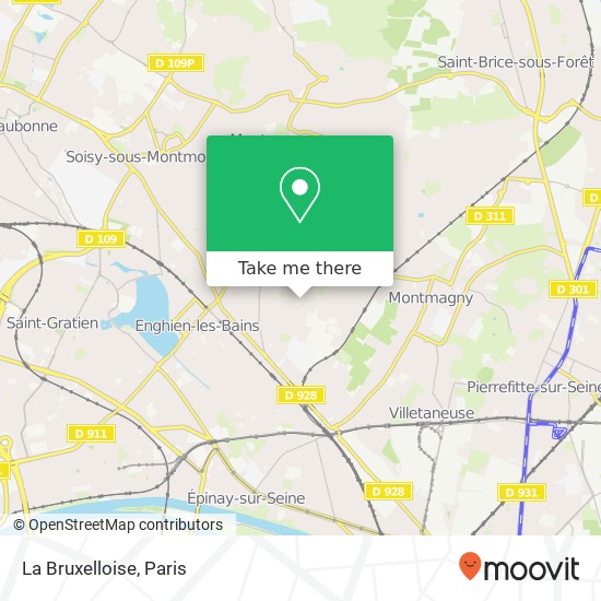 Mapa La Bruxelloise