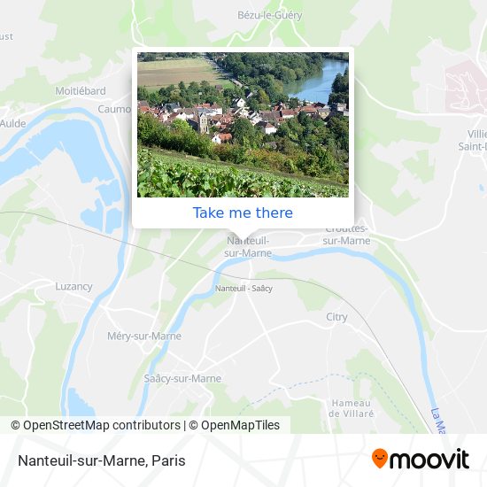 Mapa Nanteuil-sur-Marne