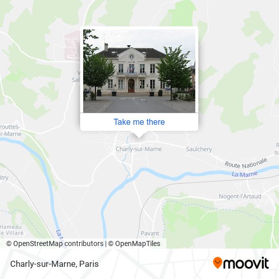 Mapa Charly-sur-Marne