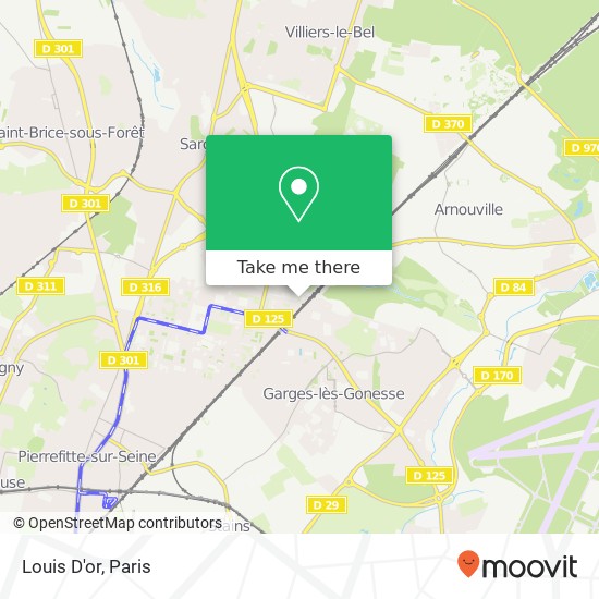 Mapa Louis D'or