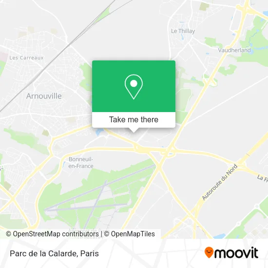 Parc de la Calarde map