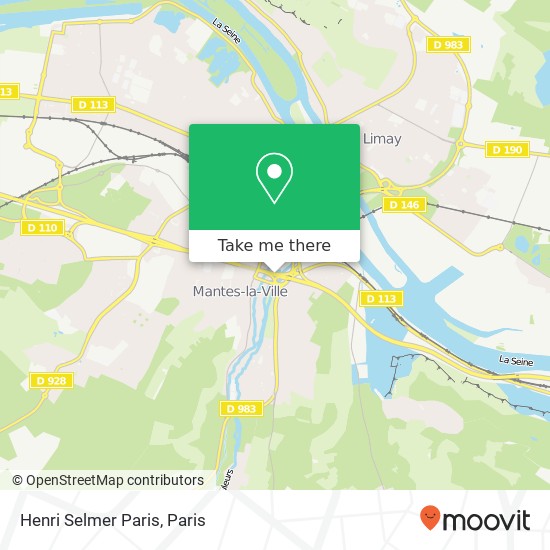 Henri Selmer Paris map