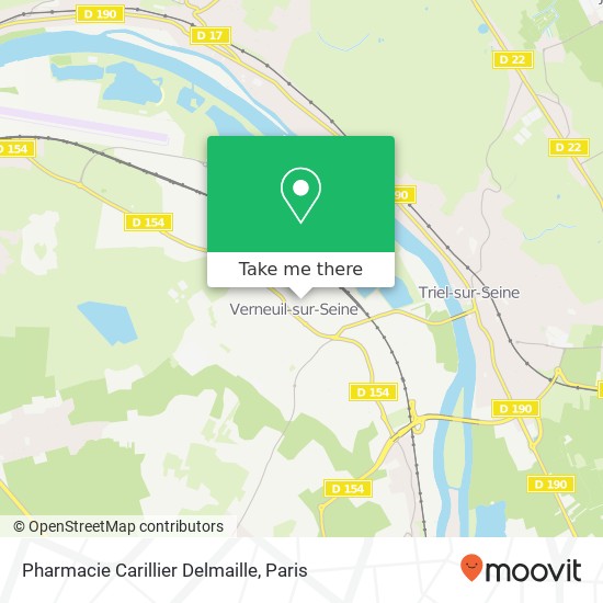 Mapa Pharmacie Carillier Delmaille