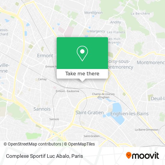 Complexe Sportif Luc Abalo map