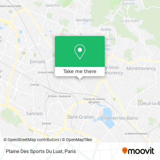 Plaine Des Sports Du Luat map