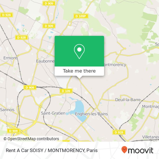 Rent A Car SOISY / MONTMORENCY map