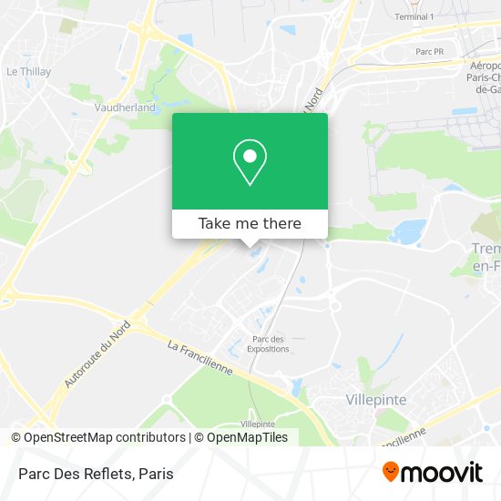 Parc Des Reflets map