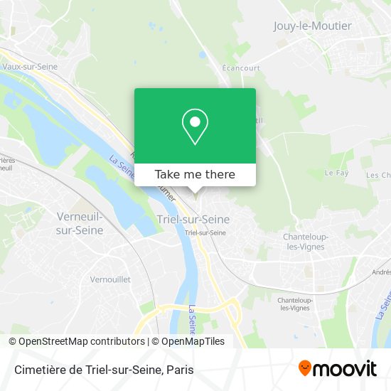 Mapa Cimetière de Triel-sur-Seine