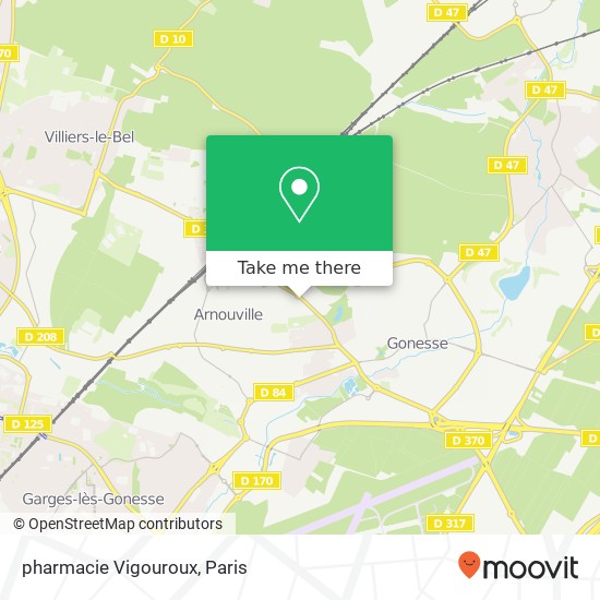 pharmacie Vigouroux map