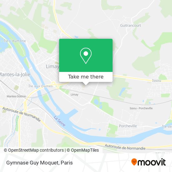 Mapa Gymnase Guy Moquet