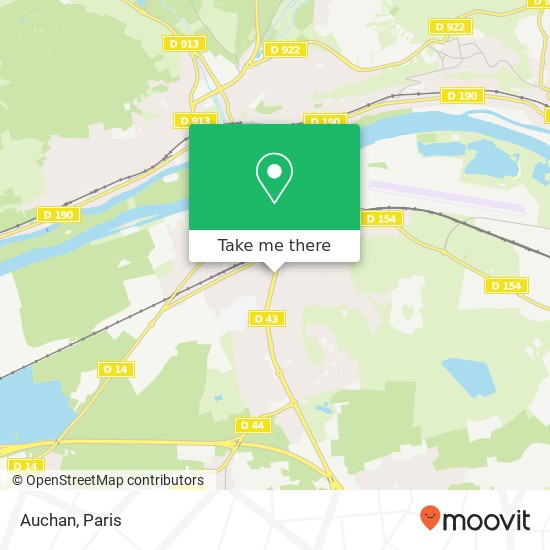 Auchan map